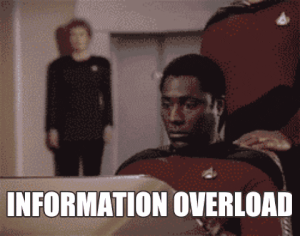 Star Trek information overload gif. A secure client access portal that is not Kitchen.co overwhelms it's user with tons of information.